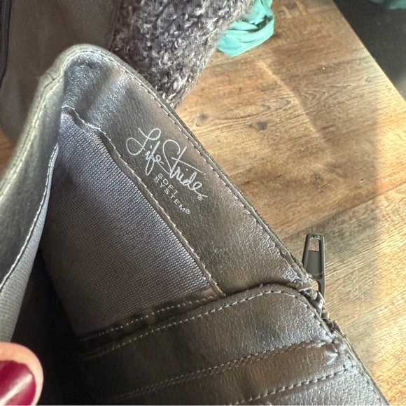 Lifestride Xandy Wide Calf Riding Boot Gray - Picture 6 of 13